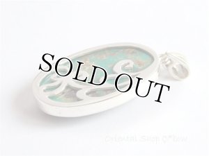 画像9: ◆ターコイズ：アンティークトルコ石＊ペンダントトップ