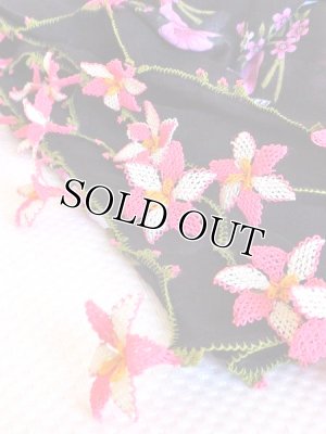 画像5: オデミシュ：イーネオヤスカーフ｜ピンク（オフホワイト）×ブラック