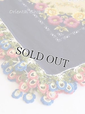 画像3: バルックケシル：大判トゥーオヤスカーフ：ミッドナイトブルー×ピンク・ブルー