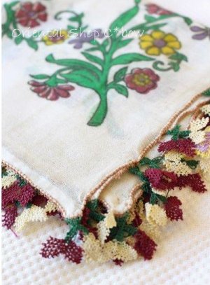 画像5: マルマラ地方｜アンティークイーネオヤスカーフ｜アイボリー