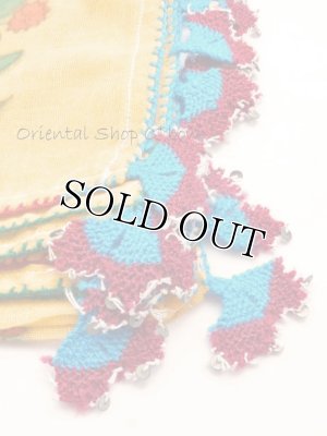 画像3: マニサ：アンティークイーネオヤスカーフ｜サーモンオレンジ