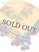 マニサ：アンティークイーネオヤスカーフ｜サーモンオレンジ