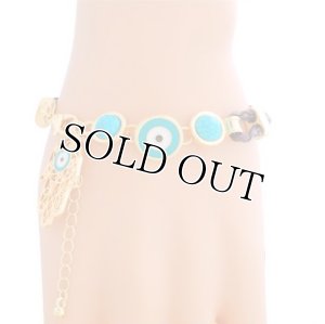 画像7: ハムサの手＆ナザルボンジュウ｜お守りブレスレット★シルバー・ゴールド｜２カラー