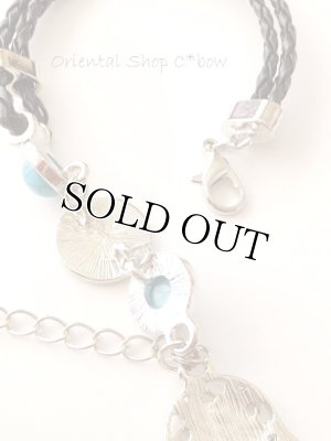 画像4: ハムサの手＆ナザルボンジュウ｜お守りブレスレット★シルバー・ゴールド｜２カラー