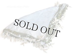 画像3: アイドゥン｜アンティークオヤスカーフ｜全シルク｜スカイブルー