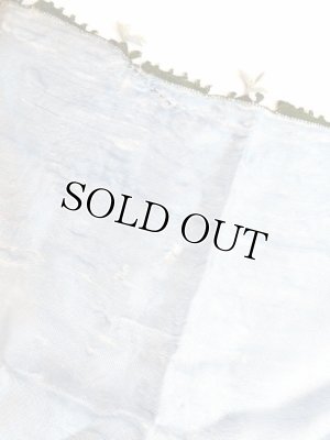 画像8: アイドゥン｜アンティークオヤスカーフ｜全シルク｜スカイブルー