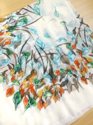 画像3: 高品質★大判スカーフ＊オヤなし：OrenBayan｜ポリエステル｜クリーム：６カラー