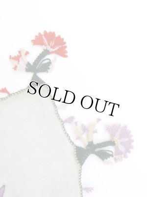 画像6: 日本発送★ブルサ：イズニック｜アンティークオヤスカーフ｜シルバーブルー