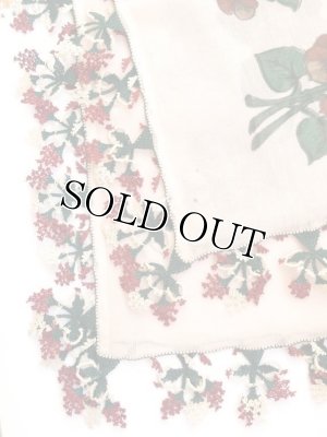 画像1: 日本発送◆ブルサ：イズニック｜アンティークオヤスカーフ｜シェルピンク