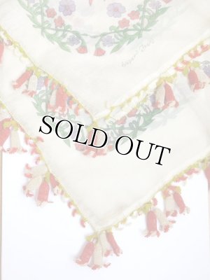 画像7: ベルガマ・コザック地区｜アンティークオヤスカーフ｜イーネオヤ｜マカロニ：オフホワイト・レッド×オフホワイト