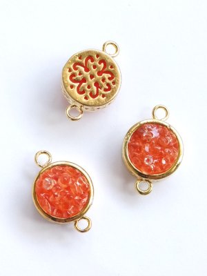 画像3: アクセサリー作りに☆ガラス｜コネクター