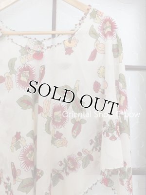 画像2: オヤのお洋服☆ポンチョ風ブラウス｜オフホワイト