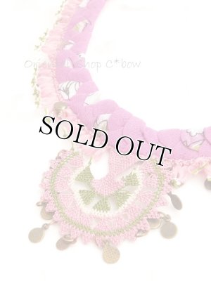 画像4: シルクイーネオヤネックレス：エフェオヤモチーフ｜ローズ