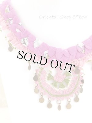 画像3: シルクイーネオヤネックレス：エフェオヤモチーフ｜ローズ