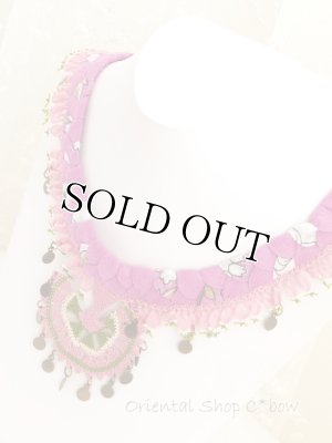 画像7: シルクイーネオヤネックレス：エフェオヤモチーフ｜ローズ