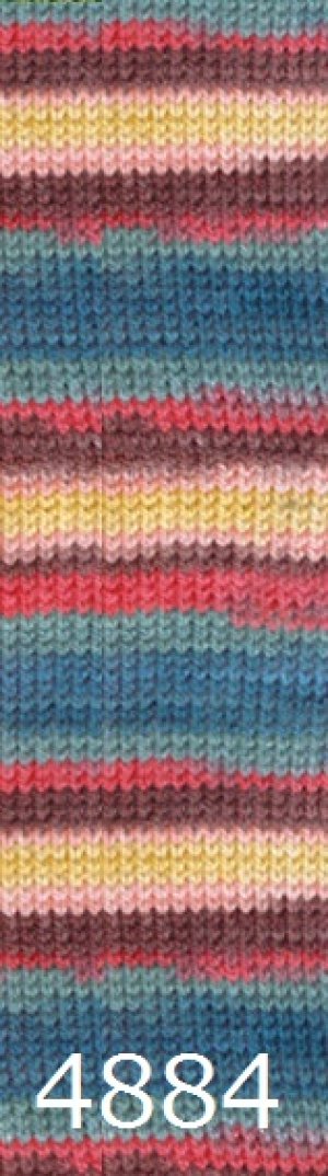 画像4: トルコの靴下毛糸・ソックヤーン★Alize-Extra Folklorik Batik