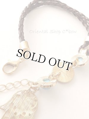 画像6: ハムサの手＆ナザルボンジュウ｜お守りブレスレット★シルバー・ゴールド｜２カラー