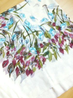 画像5: 高品質★大判スカーフ＊オヤなし：OrenBayan｜ポリエステル｜クリーム：６カラー