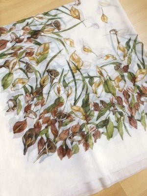 画像6: 高品質★大判スカーフ＊オヤなし：OrenBayan｜ポリエステル｜クリーム：６カラー