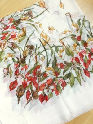 画像4: 高品質★大判スカーフ＊オヤなし：OrenBayan｜ポリエステル｜クリーム：６カラー