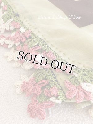 画像2: カッパドキア：大判トゥーオヤスカーフ・オリーブ・ブラウン