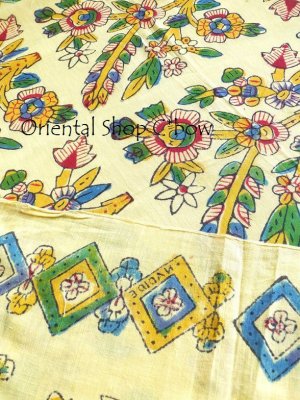 画像5: トカット｜ヴィンテージ｜エルヴァン木版｜チェンゲルキョイ｜クリームイエロー