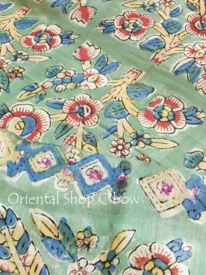 画像7: トカット｜ヴィンテージ｜エルヴァン木版｜チェンゲルキョイ｜サラダグリーン