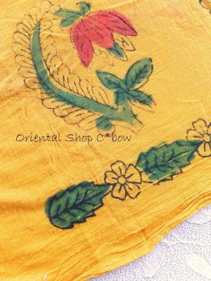 画像3: わけあり：トカット｜ヴィンテージ｜エルヴァン木版｜ホロズクユルーウ｜オレンジ