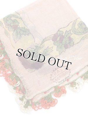 画像3: 在庫確認中■ブルサ：木版アンティークオヤスカーフ｜イーネオヤ｜シルク糸・キャートヤズマ｜アンティーチョークの断面