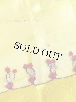 画像6: イズニック｜シルククレープ・アンティークオヤスカーフ・ゆらゆらイーネオヤ（コットン糸）