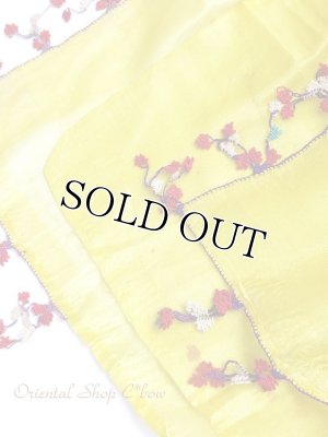 画像5: イズニック｜シルククレープ・アンティークオヤスカーフ・ゆらゆらイーネオヤ（コットン糸）