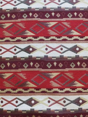 画像5: トルコ｜キリム柄布｜ネルギス・ギョレメ｜１４０ｃｍ巾＠１００ｃｍ
