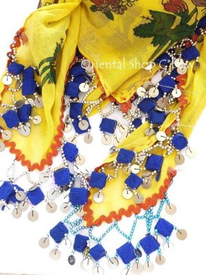 画像4: バルッケシル：アンティークオヤスカーフ｜ドゥルメオヤ｜イエロー