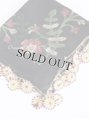 画像2: ベルガマ・コザック｜アンティークオヤスカーフ（薄手）｜コットン糸・イーネオヤ｜KZ５