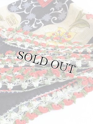 画像1: カッパドキア：アンティークオヤスカーフ｜トゥーオヤ｜グラデ糸によるりんご