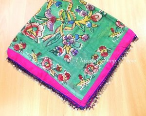 画像7: マルマラ地方｜遊牧民オヤスカーフ・木版パルチャル｜チャタルオヤ・鉄スパンコール