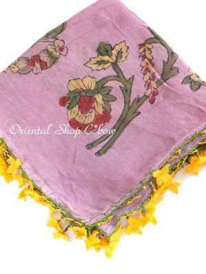 画像3: マニサ地方：木版アンティーク立体トゥーオヤ/シェケルオヤ：アンティークモーヴ