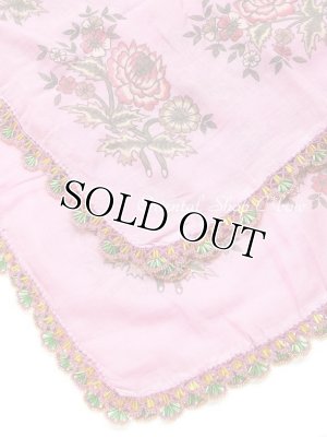 画像5: バルッケシル：アンティークオヤスカーフ｜ボンジュックイーネオヤ｜竹ビーズオヤ