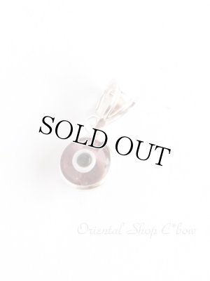 画像5: 格安☆コロコロガラス☆ナザルボンジュウ☆シルバーペンダントトップ｜７ｍｍ