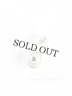 画像6: 格安☆コロコロガラス☆ナザルボンジュウ☆シルバーペンダントトップ｜７ｍｍ