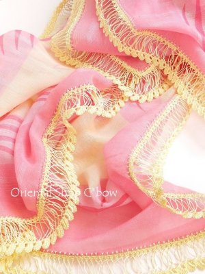 画像2: カッパドキア：大判・フィルケテオヤスカーフ｜綺麗｜ピンク