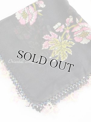 画像4: バルッケシル：アンティークオヤスカーフ(ヤズマ素敵）｜ボンジュックイーネオヤ｜トルコ月星（アイユルドゥズ）