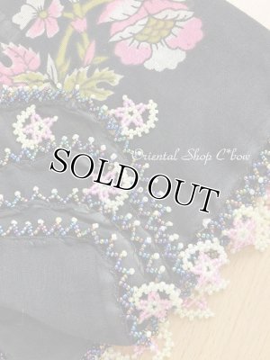 画像7: バルッケシル：アンティークオヤスカーフ(ヤズマ素敵）｜ボンジュックイーネオヤ｜トルコ月星（アイユルドゥズ）