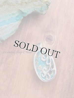 画像3: ◆ターコイズ：アンティークトルコ石＊ペンダントトップ