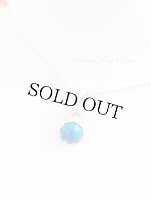 画像6: ターコイズ：トルコ石＊ペンダントトップ：ブルー｜サークル