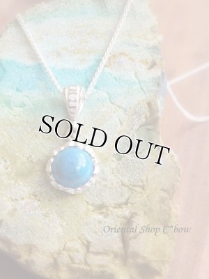 画像2: ターコイズ：トルコ石＊ペンダントトップ：ブルー｜サークル