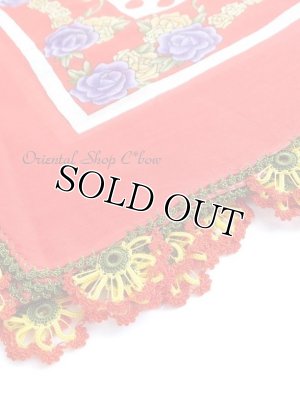 画像3: バルッケシル：大判トゥーオヤスカーフ｜真っ赤