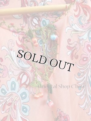 画像3: オヤのお洋服☆ポンチョ風ブラウス｜さくらんぼ｜コーラルピンク