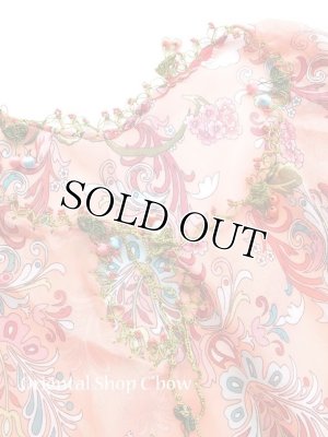 画像4: オヤのお洋服☆ポンチョ風ブラウス｜さくらんぼ｜コーラルピンク