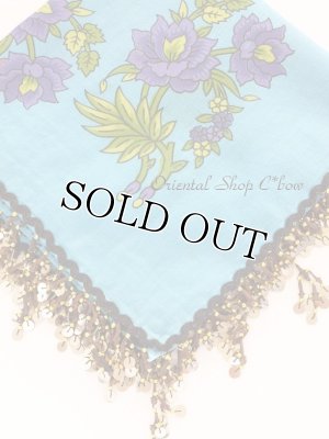 画像9: バルッケシル・ドゥルスンベイ｜カランフィルオヤスカーフ・丁子・クローブ｜ターコイズブルー